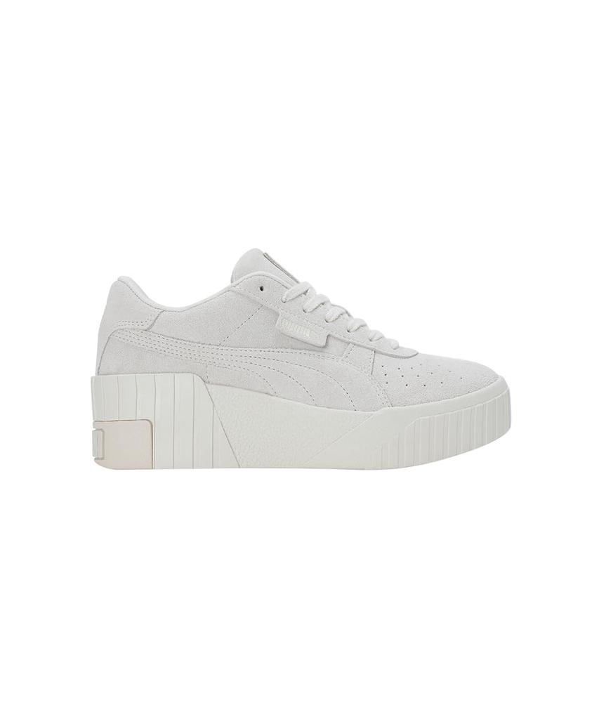 PUMA CALI Wedge Platform Size Sneakers, Tonal, Women's, 385248, Spring/Summer 2022, Pristine/Marshmallow, 24.5cm