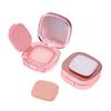 Refillable Air Cushion Compact - Square Empty Makeup Case with Mirror & Sponge for Cosmetics