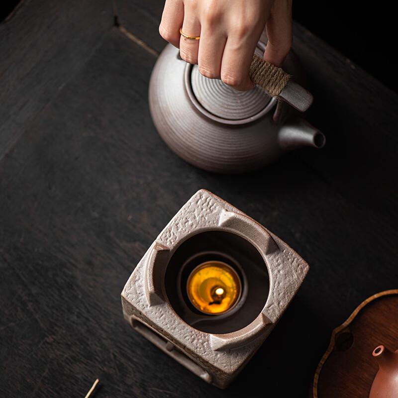 Yiceng Rock Clay Ceramic Candle Tea Warmer Stove