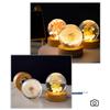 Flower Crystal Ball Night Light Office Home Decor Flower Desk Lamp Round Ball Night Lamp Gifts for Men Women Kids Boys Girls