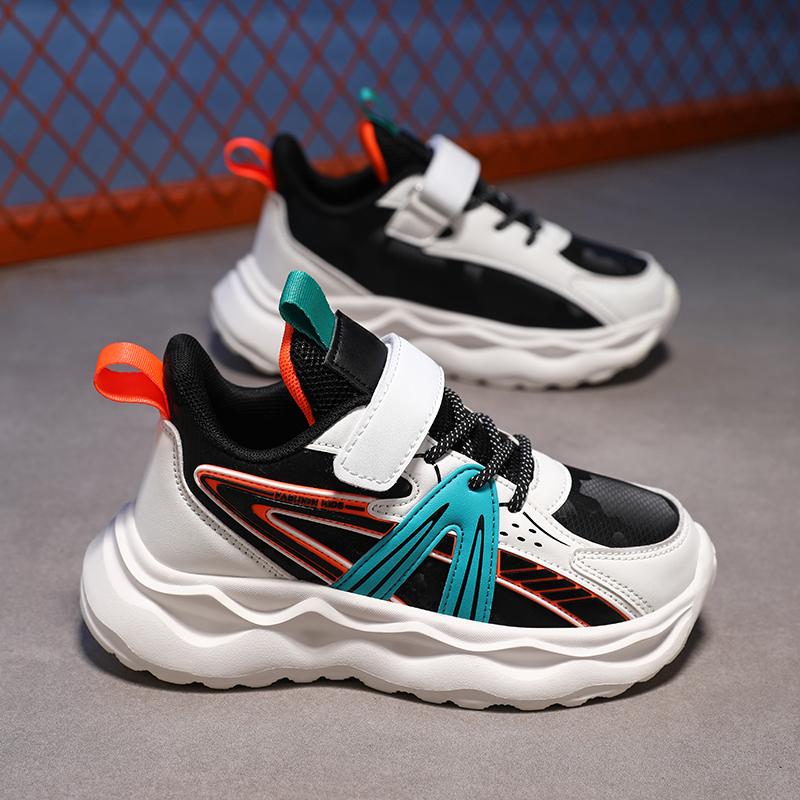 Детская модная дышащая повседневная обувь, детская спортивная обувь для бега, трендовые удобные спортивные кроссовки для студентов и девочек