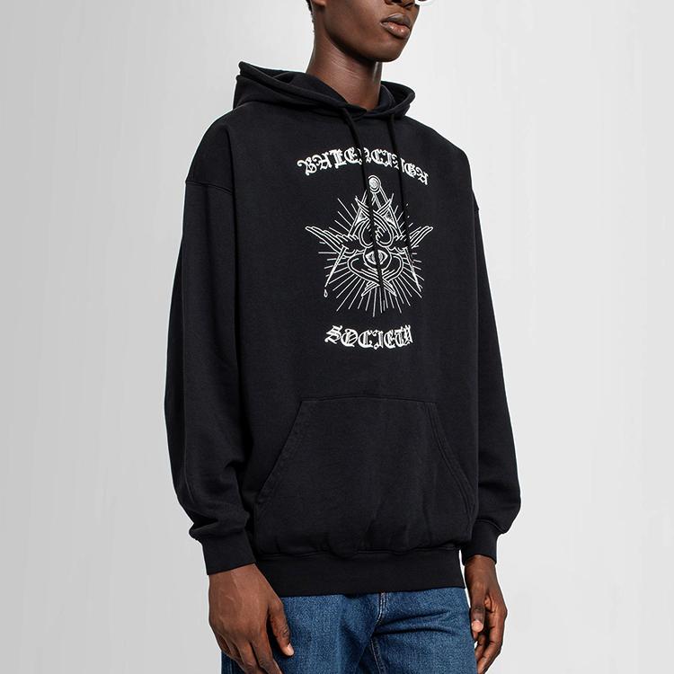 Balenciaga Худи с готическим логотипом 570811TJVE91000