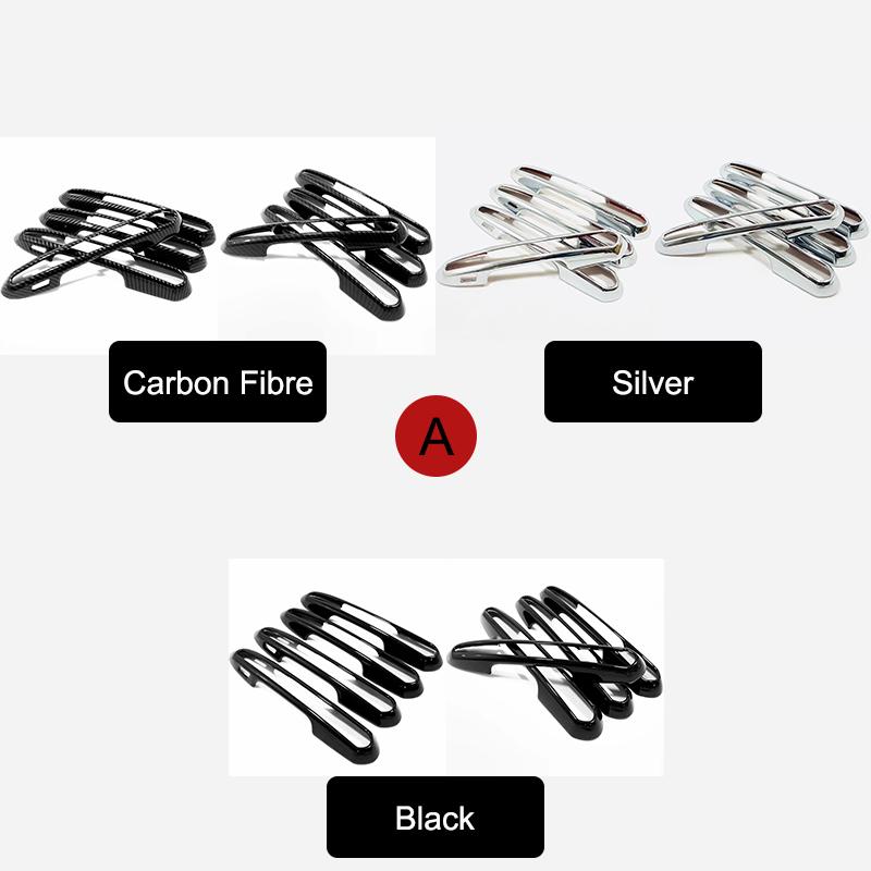 Накладки на боковые дверные ручки, молдинги, наклейки для Toyota Highlander Kluger-2022, ABS, Стайлинг автомобиля