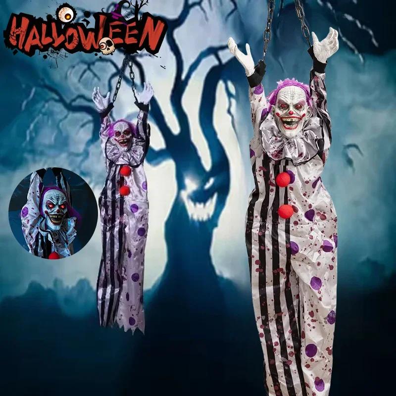 Outdoor Voice Control Animatronic Halloween Decor Scary Mummy Ghost LED Light Show Motion Activated Haunt Tech Weather Resistant