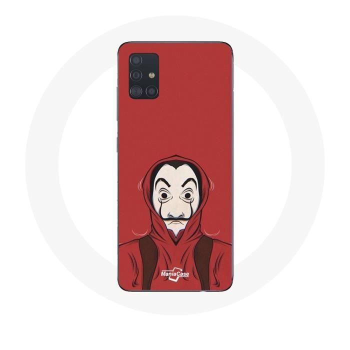 Case - MANIACASE - Samsung Galaxy A51 - Flexible - Red - Dali Mask