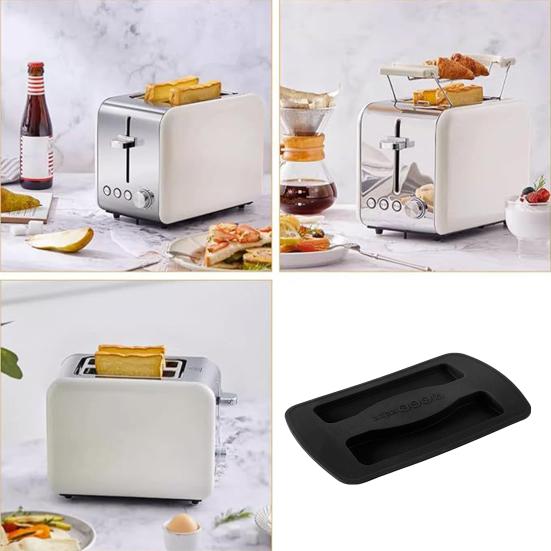 2 шт. силиконовые чехлы для тостеров. Крышка машины для хлеба. Моющаяся крышка. Чехлы для кухонной техники для тостеров на 2 ломтика. Защита от пыли. Простота в обращении.