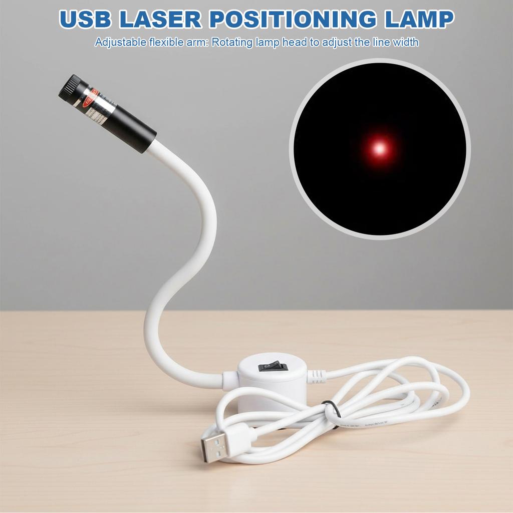 USB Магнитный Лазерный Направляющий Красный Лазерный Позиционирующий Свет для Швейной Машины, Пэчворка, Рукоделия, Выравнивания Рабочего Стола