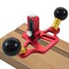 Woodworking Planer Aluminum Alloy Grooving Planer Hand Plane with Adjustable Cutting Depth for
