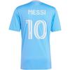 adidas Оригинал Inter Miami CF Третий сезон 25/26 Логотип бренда Облегающий крой Круглый вырез Влагоотводящий Короткий рукав Футбольная футболка Мужская футболка KA7504
