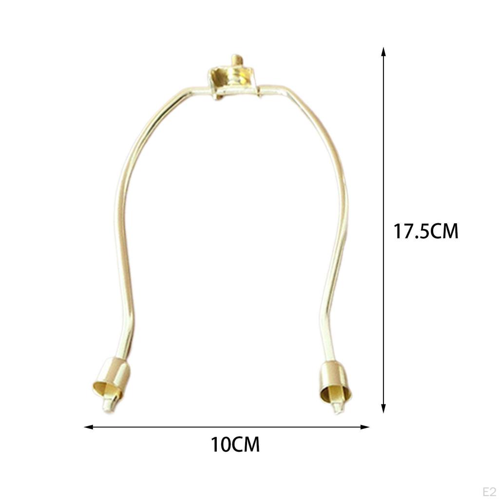 Adjustable Lamp Harp Set for Table/Floor Lighting with 6-10 Inch Base