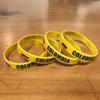 2pcs Colombia Silicone Bracelets National Flag Debossed Wristband Stretch Rubber Fashionable Wristwear Sport Game Partty gift