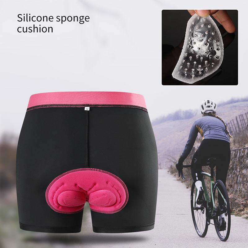 Велосипедные трусы WOSAWE Женские шорты для шоссейного велосипеда с гелевой подкладкой