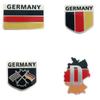 1 шт. Металл 3D Германия Немецкий Флаг Значок Эмблема Deutsch Автомобиль Наклейка Наклейка