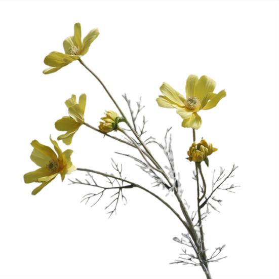 Искусственный цветок водонепроницаемый реалистичный шелковый тканевый ромашка Декор из искусственных цветов