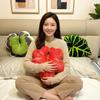 Fully Stuffed Green Leaf Plush Pillow Simulated Soft Plant Cushion Monstera Maple Plushie Peluche Sofa Chair Bed Decor Gift