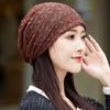 Lace Flower Crochet Slouchy Hat Breathable Turban Beanies Caps Chemo Cap Beanies Cap  Women Girls