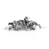 100Pcs Tray Earring Clips Metal Spring Flat Back Ear Stud Jewelry Making Accessories