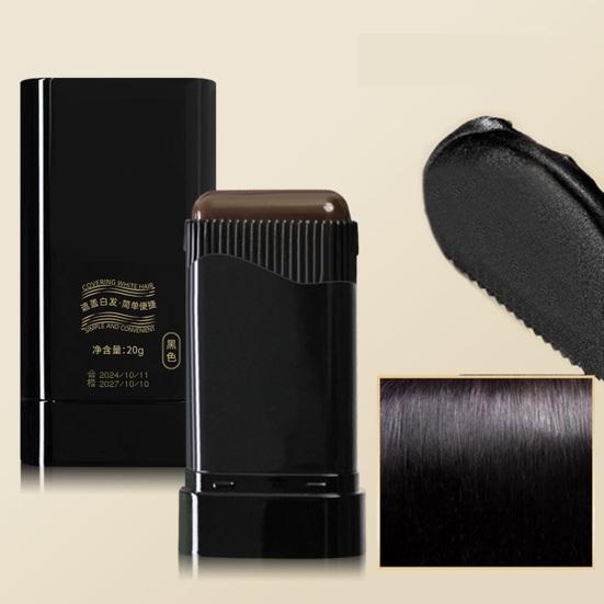20 г 2-в-1 расческа для окрашивания волос, водостойкая, устойчивая к поту, одноразовая кисть для подкрашивания волос, временная коричневая черная краска для волос