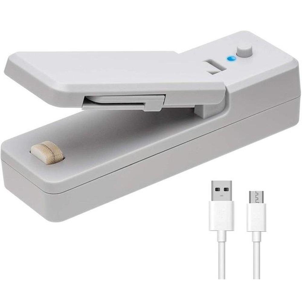 USB мини-запайщик пакетов 2-в-1, аккумуляторные термосварочные аппараты, перезаряжаемые портативные вакуумные термосварочные аппараты, резак для пластиковых пакетов для хранения продуктов питания