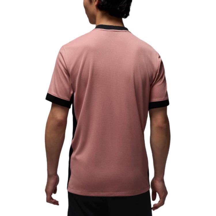 Jordan Футбольная футболка Dri Fit Paris Saint Germain Фанская версия Унисекс Ржаво-розовый/Черный/Черный FQ2024-686