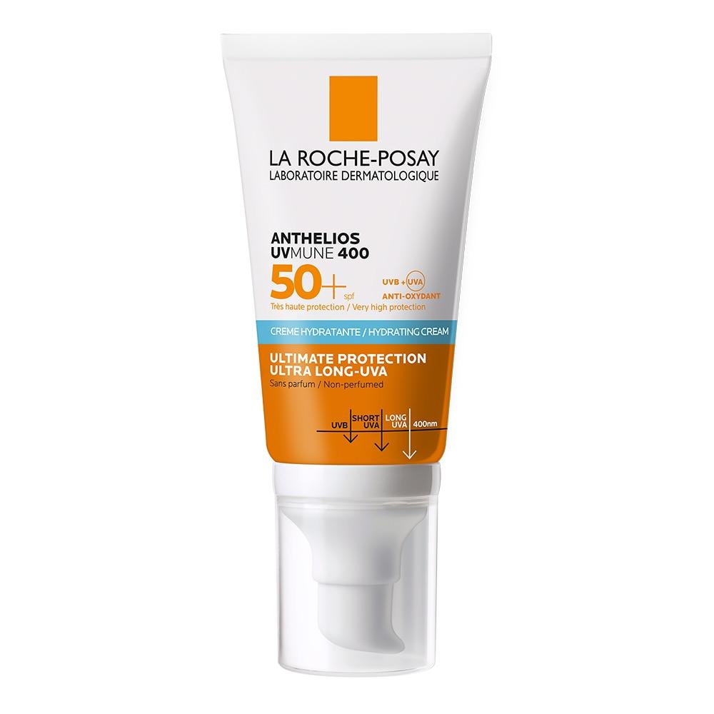 La Roche-Posay ANTHELIOS UV-MUNE400 SPF 50+ Face Sunscreen Moisturizer, 50ml, High Protection & Hydration