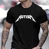 Autism Awareness Print Men Tshirt Casual Fashion T Shirts Soft Fashion Tee Shirt Clothing Harajuku Comfortable Men's T Shirt Top