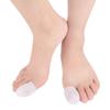 2 шт. Защитная трубка для большого пальца ноги из дышащего силикона с отверстиями для разделителей пальцев ног