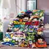 Dragon Ball Anime Print Blanket Warm  Comfortable Flannel Blanket Suitable for Bedrooms, Sofas, Beds, Chairs, Picnics, Travel