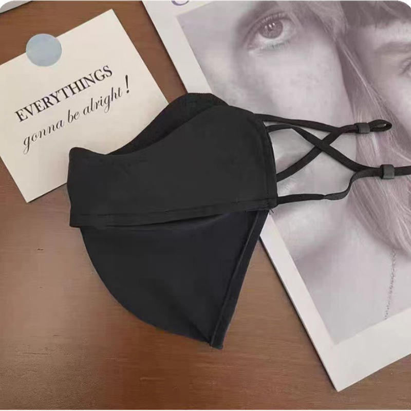 Black Sunscreen Mask With High Beauty And Ice Silk To Protect The Corners Of The Eyes. It Looks Slimmer In Summer And Is UV Resistant