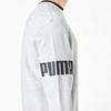 Puma Толстовка Power Colorblock с круглым вырезом и принтом логотипа Tr Мужские топы Серый 676666-04