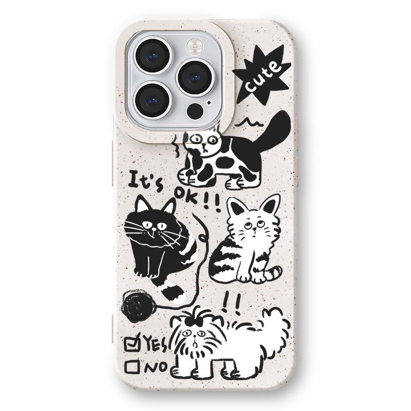 Чехол для iPhone Zhitai Apple 16 Pro: Совместим с iPhone 14/13/11/15/XR, Дизайн "Пшеничная ракушка", Цельный с браслетом