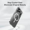 ROCK For iPhone 17 Pro Max Clear Phone Case Compatible with MagSafe PC + TPU Phone Cover