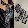 Sweet Hair Band Neckerchief Y2k Head Scarf New Flower Lace Neck Strap