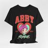 ABBY Saja Graphic Tee, Cute Unisex Short Sleeve Shirt,