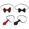 4pcs Miniature Neckties And Bow Ties For Dolls Tiny Neckties Mini Bowties Small Ties For Baby Clothing Accessories