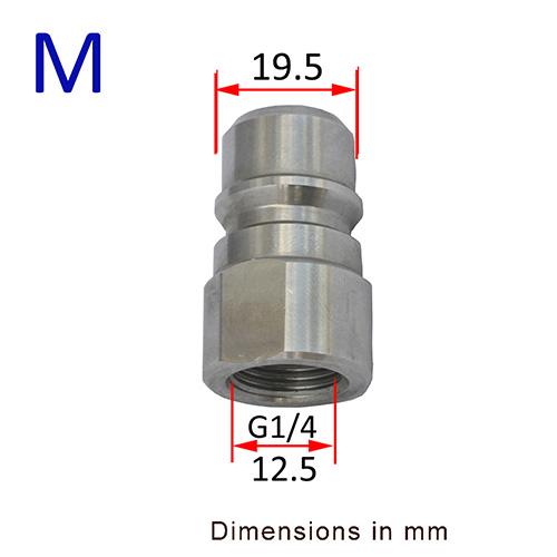 Пистолет для мойки высокого давления, байонетный соединитель, насадка для пены для снега, переходник насадки для пенопласта, переходник для мыльного пистолета