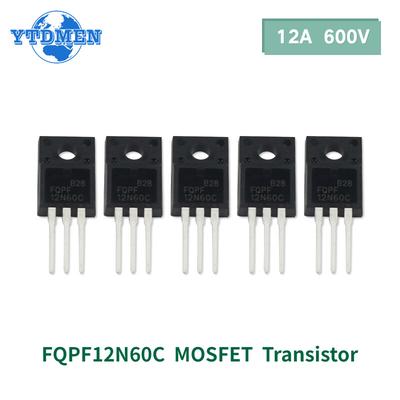 5 ШТ. FQPF12N60C MOSFET Транзистор 12N60C 12A 600V TO-220F Набор транзисторов