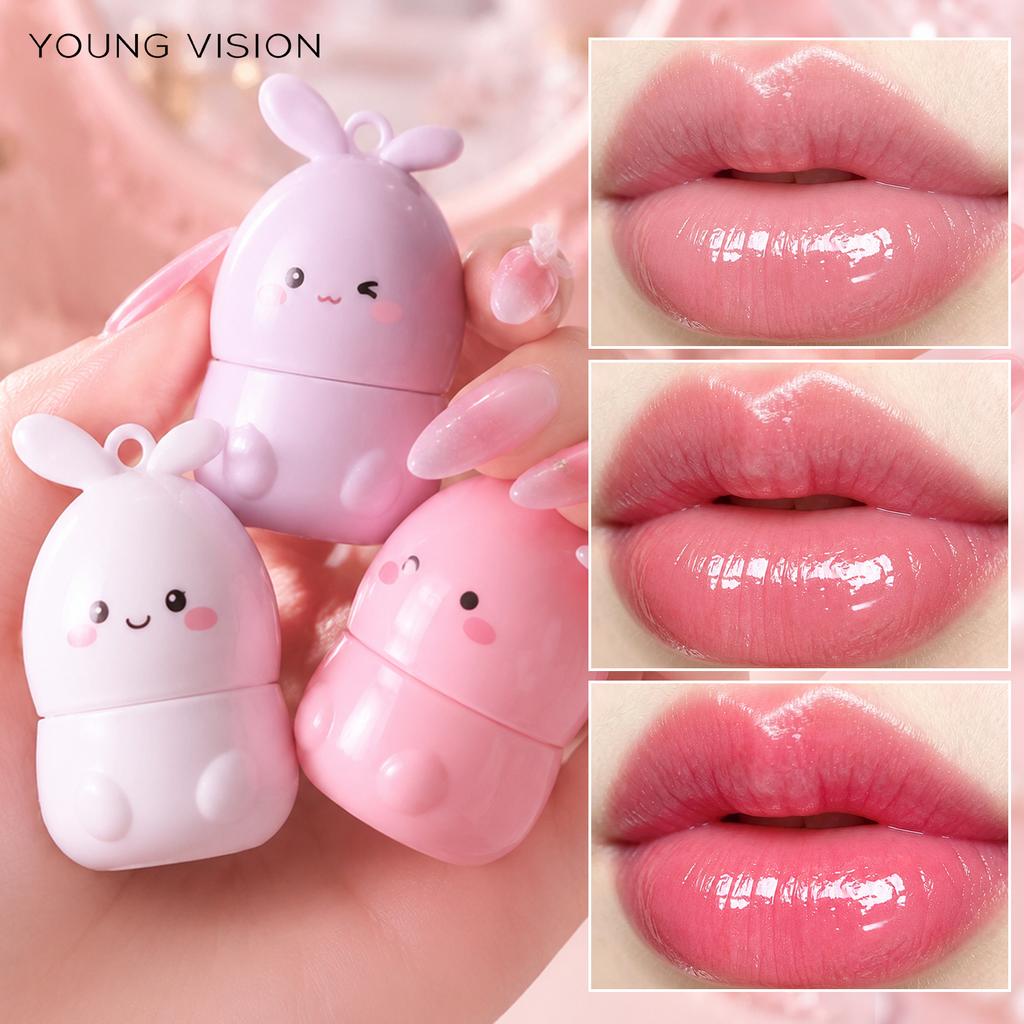 Goody Bunny Бальзам для губ, меняющий цвет, Увлажняющая, Восстанавливающая, Водонепроницаемая Помада против сухости и трещин, Помада, меняющая цвет от температуры