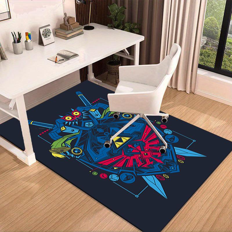 Heroic Legend Crest Carpet, Chair Rug,Rug for Office Bedroom living rooms, Doormat decor Fan Gift Christmas Gift