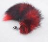 Fox Faux Fur Tail Metal Anal Stainless Steel Butt Plug  Butt Plug Tails