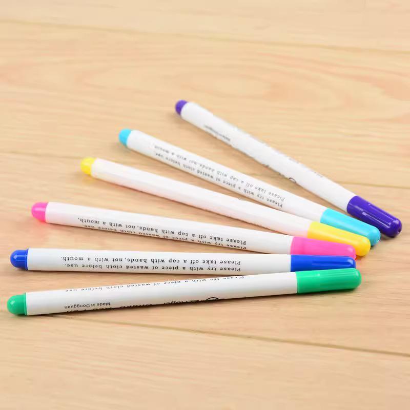 Water-Soluble Fabric Marker for Sewing, Color Removal, Fading, Cross-Stitch, and Water-Washable Disappearance.