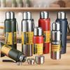 Large Capacity Stainless Steel Thermos Vacuum Flask Insulated Tumbler Rope Thermo Bottle 500/750/1000/1500ml Hot & Cold Drinks
