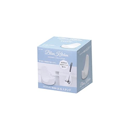 Pearl Metal Storage Ladle Stand, Porcelain, White, for Kitchen, Blanc Kitchen, L-1996