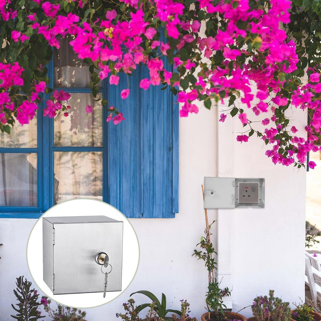 Weatherproof Sturdy Stainless Steel Socket Cover for Enhances Security and Environmental Protective of Outlets