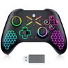 Беспроводной геймпад 2,4G для Xbox One/xbox Series X/S/ПК Многофункциональный RGB-свет Джойстик Шестиосевой гироскоп Игровой контроллер
