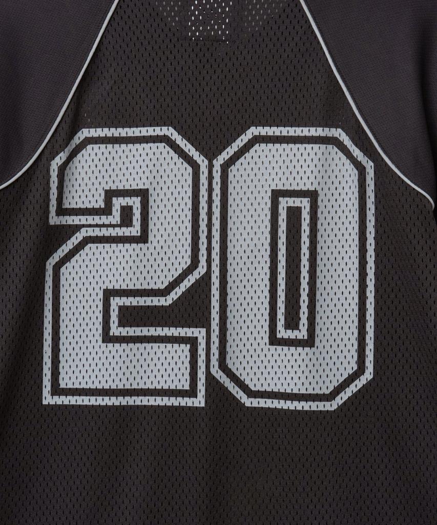 PHYPS MOTORCYCLE Mesh Piping Block Motorcycle Short Sleeve Black