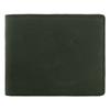Мужской кошелек-бифолд Helena Tenerezza с Bella, мини-кошелек, 0741, кожа коровы [06] зеленый x угольный