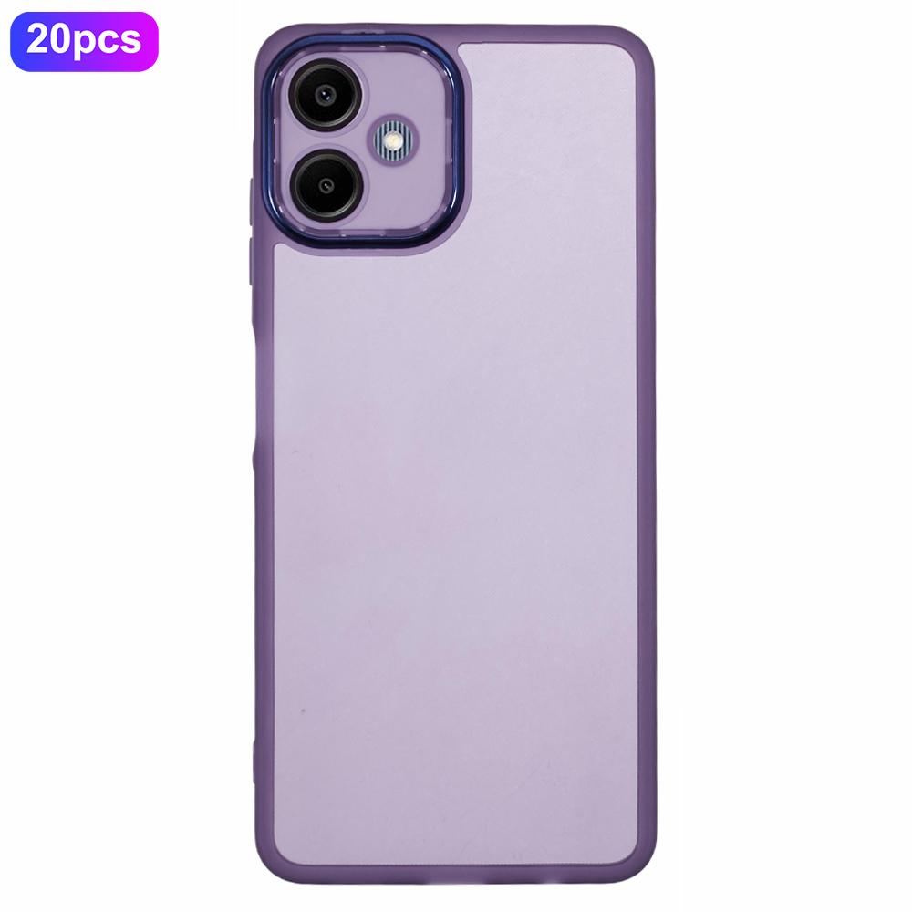 Bulk Purchasing 20Pcs For Samsung Galaxy A06 4G Case Electroplated Camera Frame TPU Phone Cover Precise Cutouts
