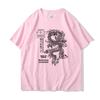 Anime Men Japanese Writing Dragon Graphic Y2k T-ShirtT-shirts White 100% Cotton Short Sleeve O-Neck Tops Tees Shirts  Styles 10