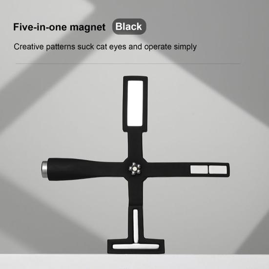 Cat Eyes Nail Magnet for DIY Manicure Cross Nail Magnetic Stick Multifunctional Long Strip Magnet Nail Art Tools Strong Nail Magnet Tool Set